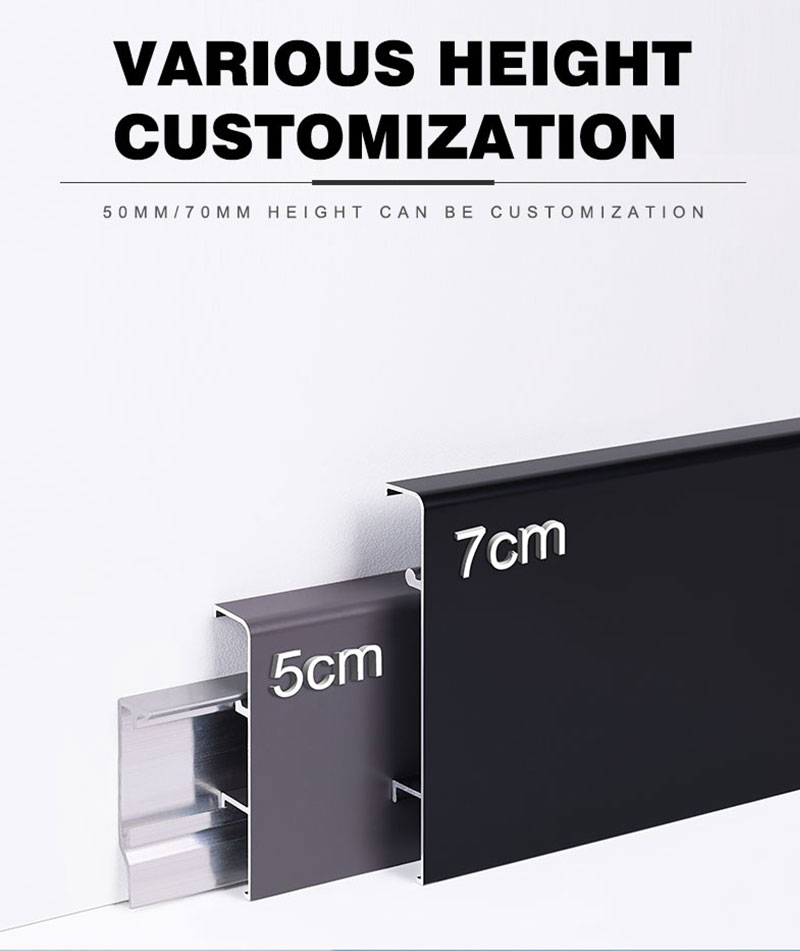 Hot Sale metal skirting Plinthes en métal de vente chaude