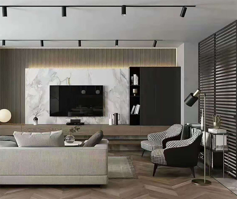 Modern Style Interior PVC Wall Panels Panneaux muraux intérieurs en PVC de style moderne