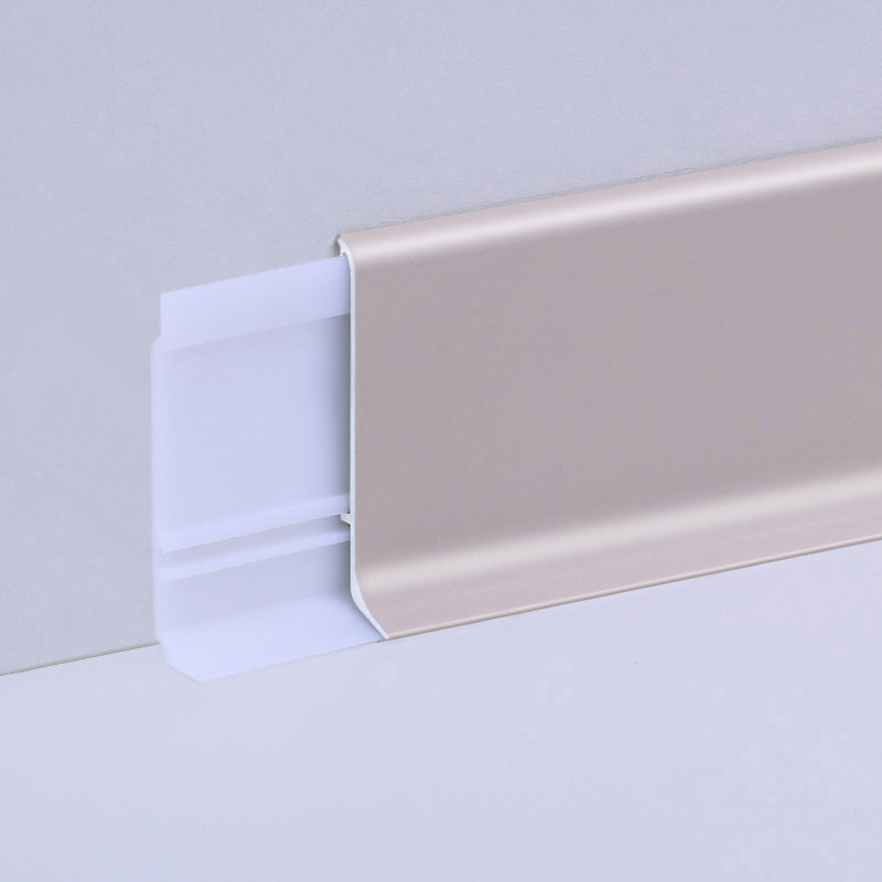 skirting board aluminum plinthe en aluminium