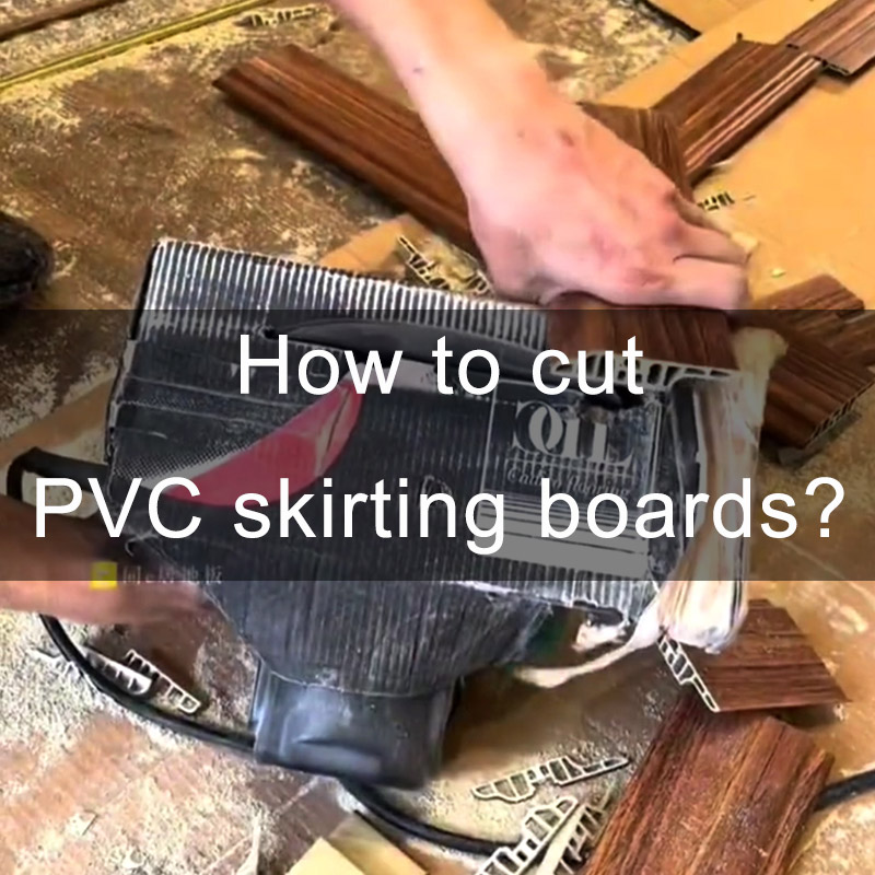 Comment couper des plinthes en PVC ?
