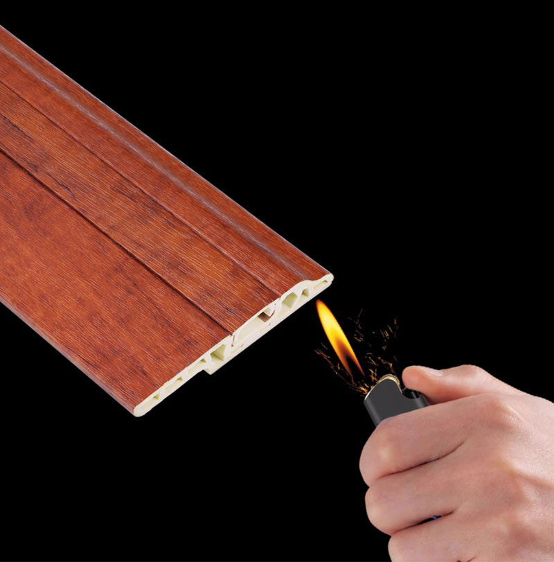 Plinthes en PVC ignifuge