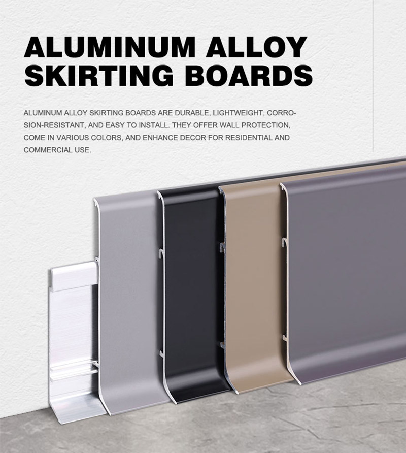 Plinthe en m&eacute;tal durable 