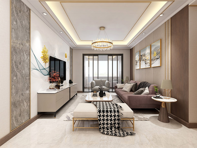 Cuisine de luxe avec plinthes en PVC