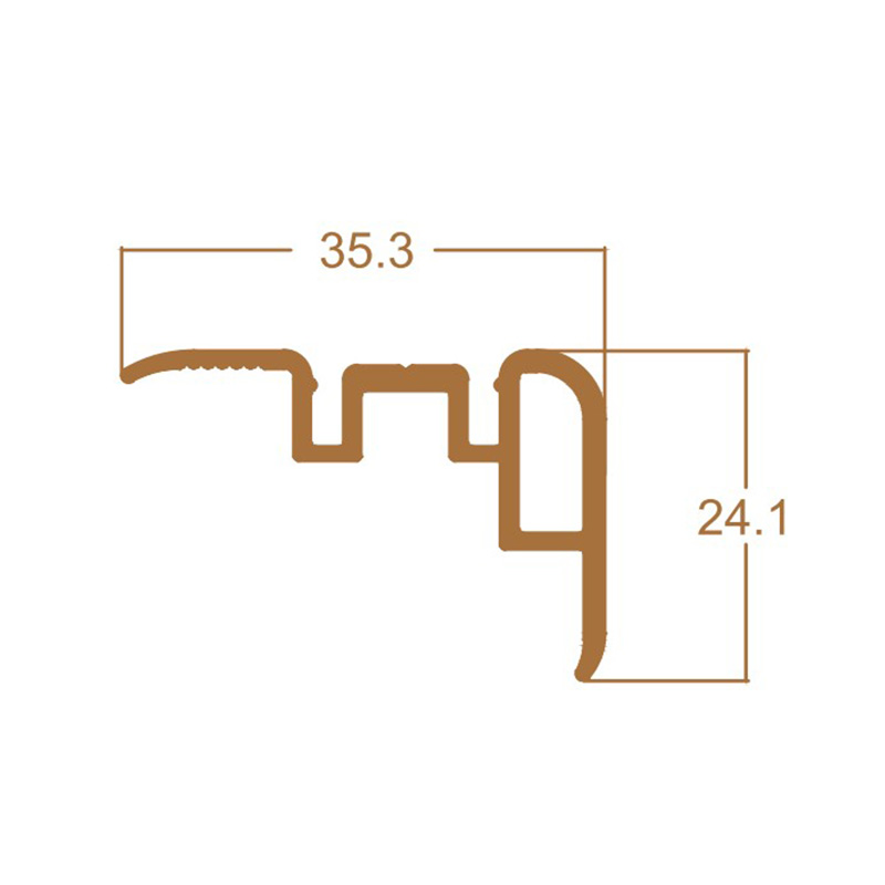 Garniture de bord d'escalier de luxe