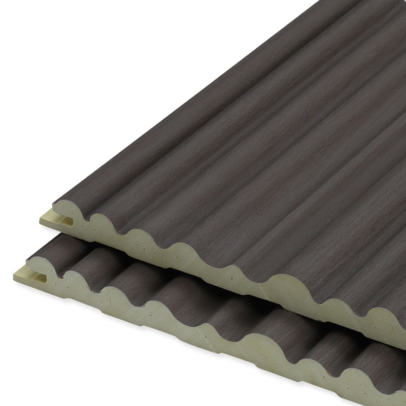 Panneaux muraux int&eacute;rieurs en bois cannel&eacute;