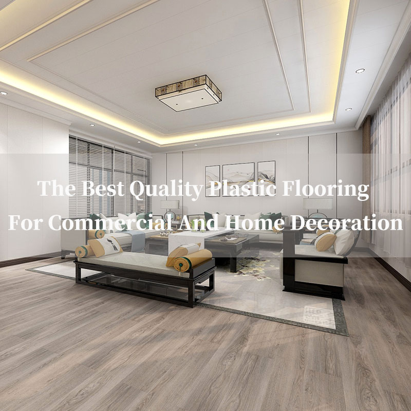 Le revêtement de sol en plastique de la meilleure qualité pour la décoration commerciale et domestique