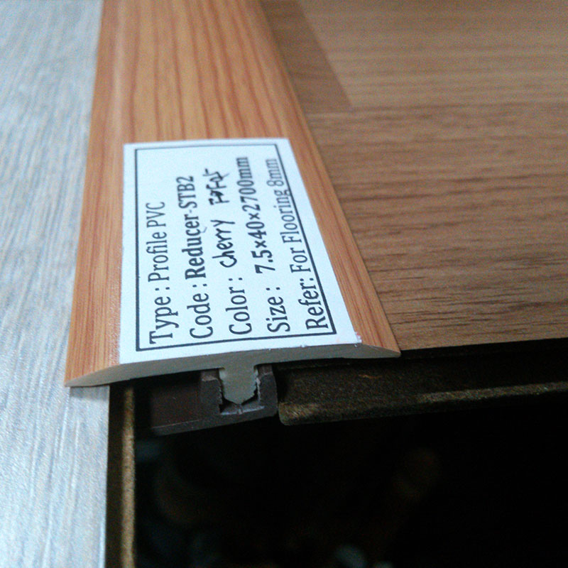 Bande de transition de sol int&eacute;rieure en forme de T