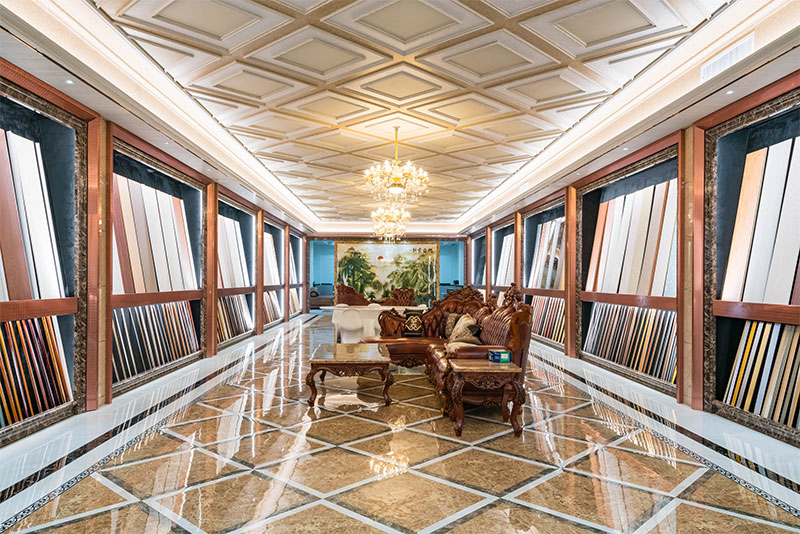 carrelage en aluminium