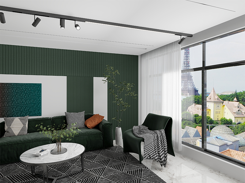 panneau mural composite WPC