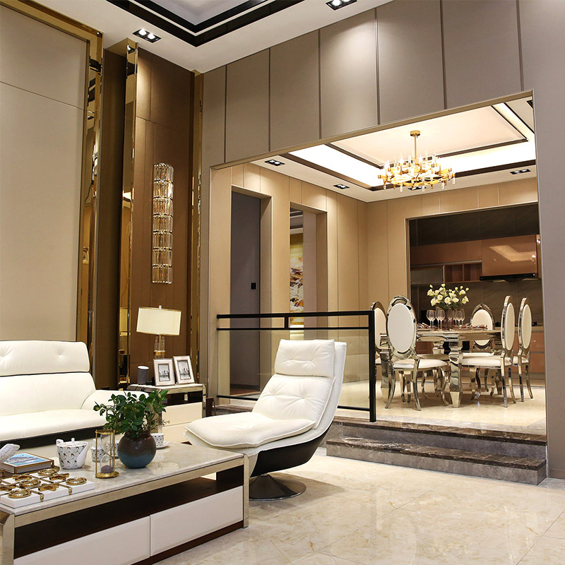 Bande de transition en m&eacute;tal durable pour carrelage