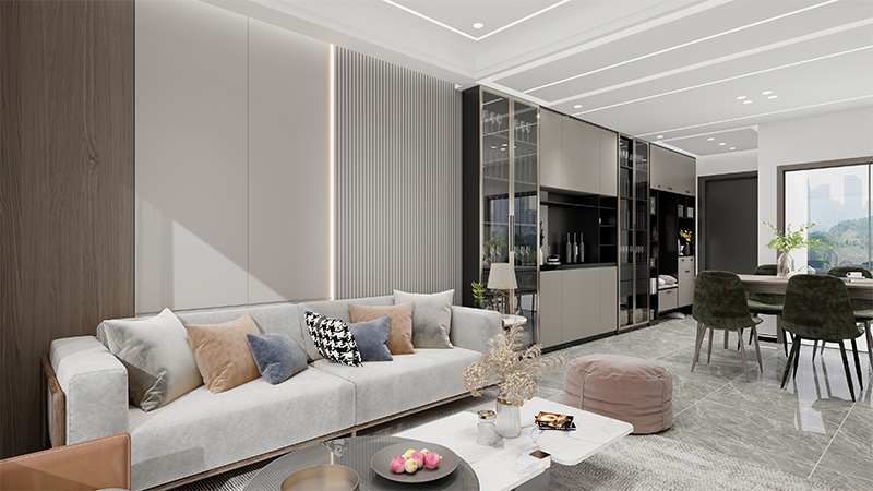 Panneau cannel&eacute; de luxe pour mur