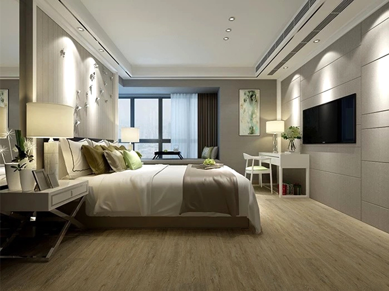 Rev&ecirc;tement de sol en carrelage en vinyle &eacute;cologique