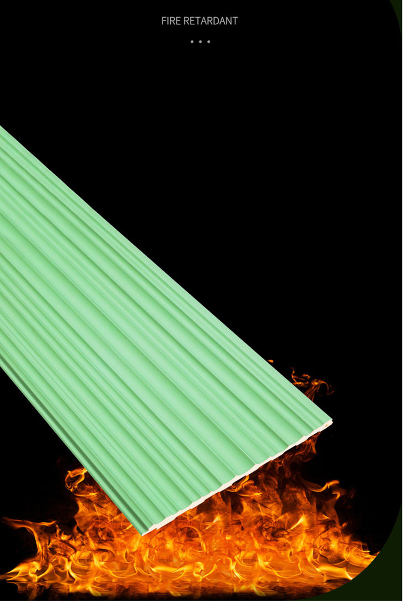 Panneau WPC cannel&eacute; ignifuge