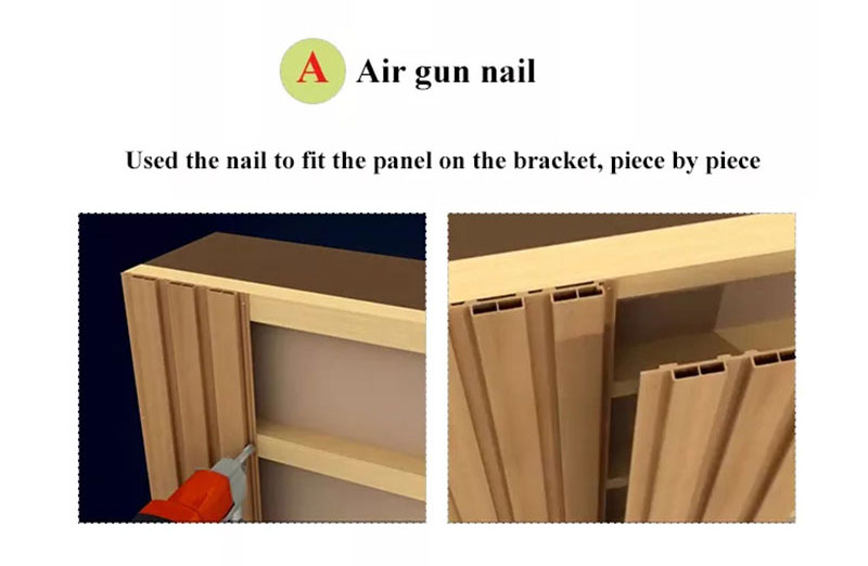 Panneaux muraux en bois cannel&eacute;