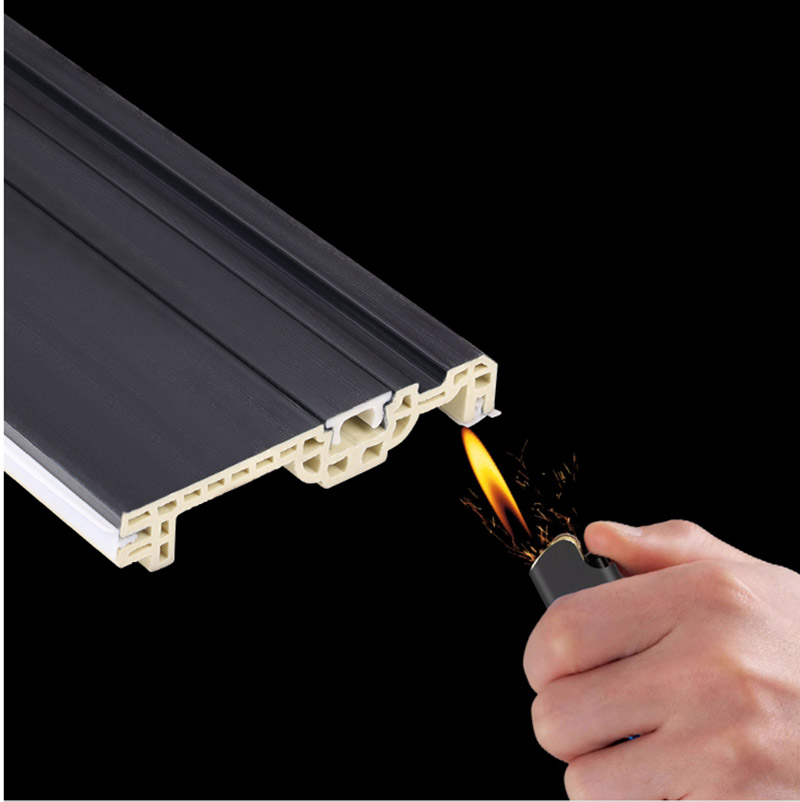 Plinthe murale ignifuge