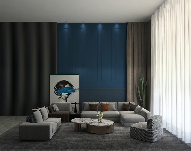 Panneau mural int&eacute;rieur &agrave; grain de bois