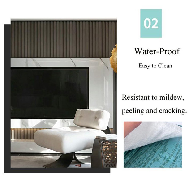 Int&eacute;rieur de panneaux muraux WPC