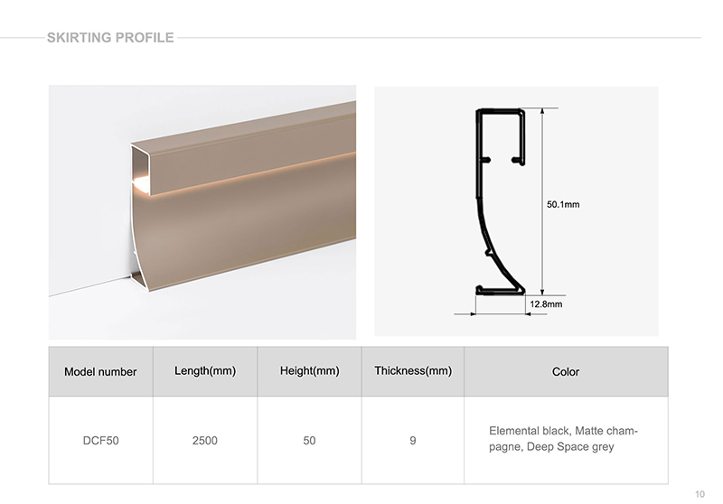 Vente en gros plinthe de bandes lumineuses LED