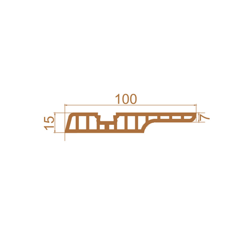 Moulure de plinthe en grain de bois