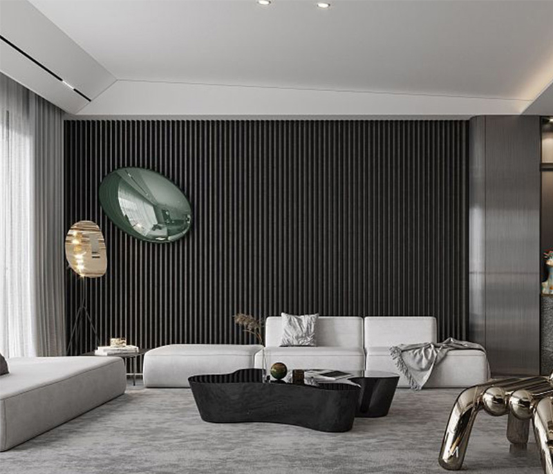 panneau mural moderne WPC