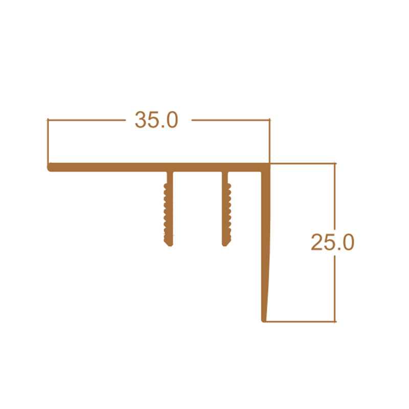 Garniture de nez de marche en carrelage