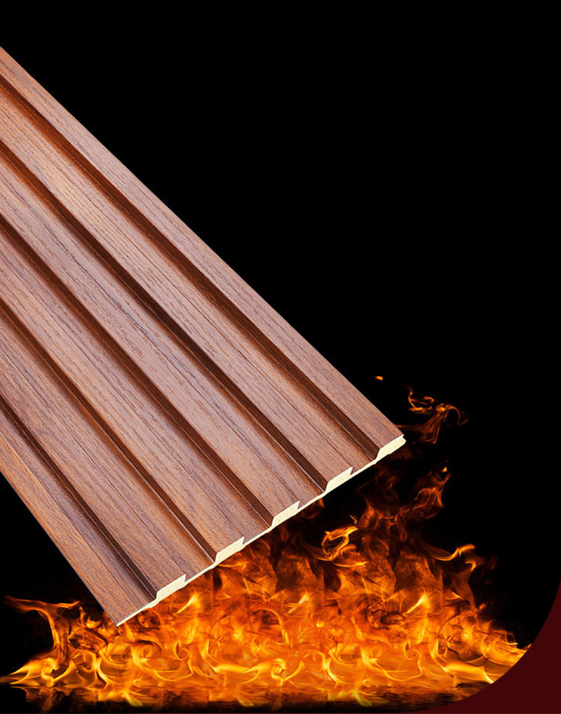 Panneau cannel&eacute; en bois ignifuge