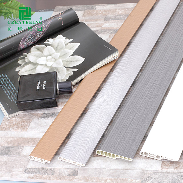 Plinthe de crayon de PVC de 75*18mm