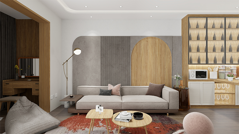 panneau mural wpc moderne