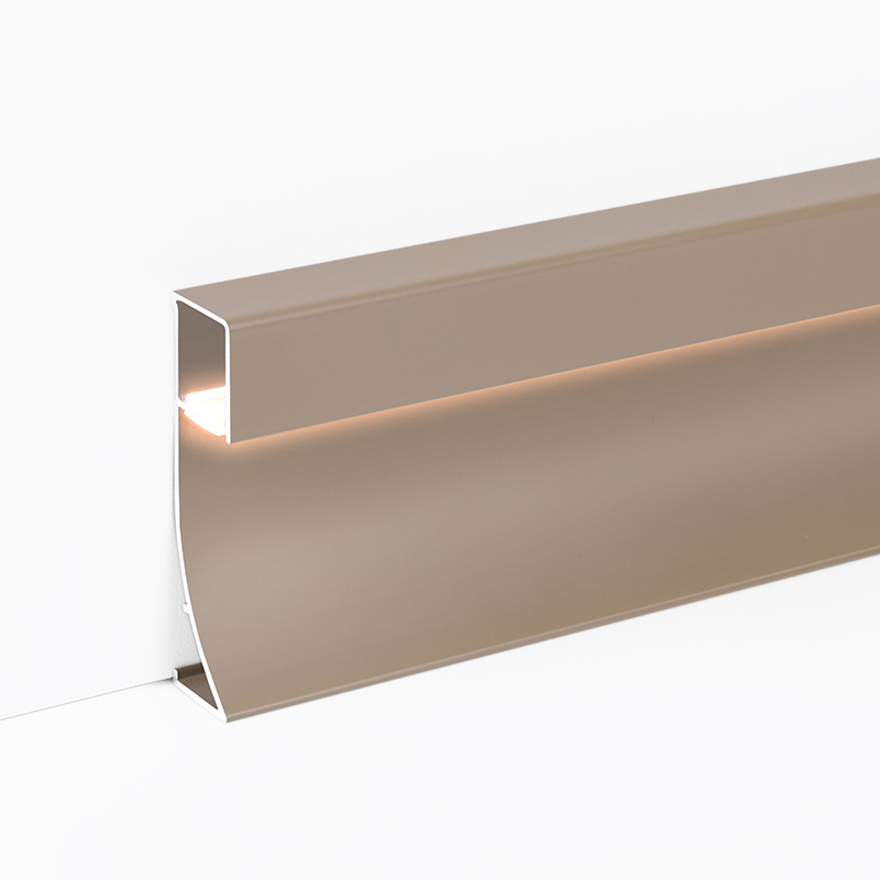 plinthe de lumi&egrave;res de bande men&eacute;e