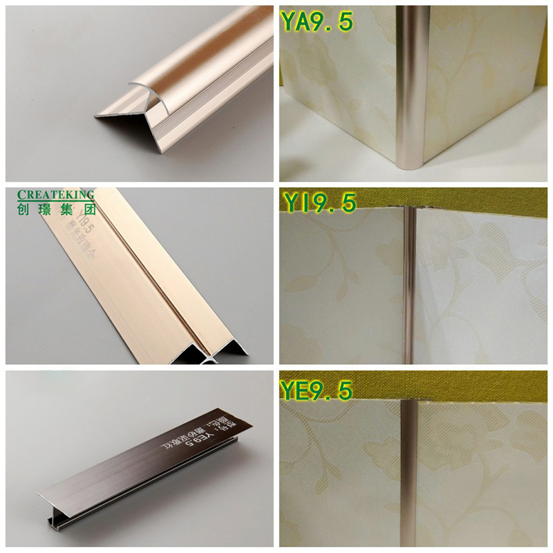 Garniture de carrelage d'angle int&eacute;rieur