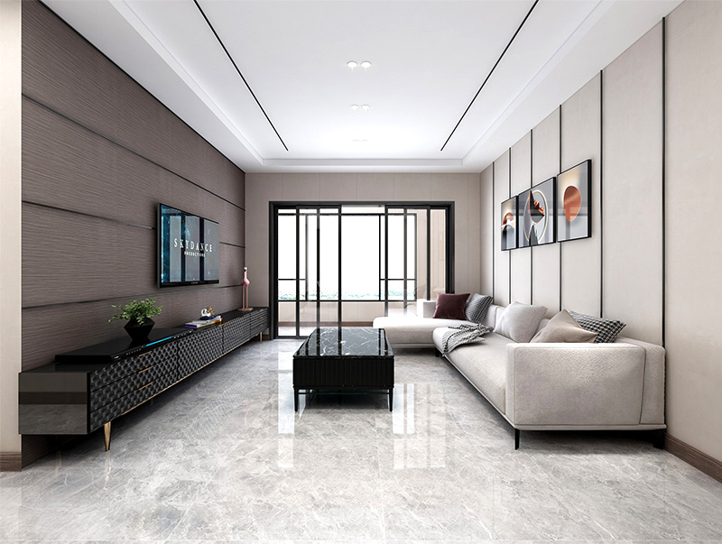 Plinthe moderne en grain de bois