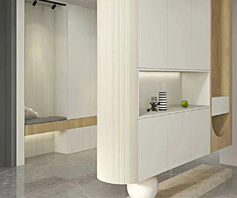 Int&eacute;rieur de panneau mural WPC personnalis&eacute;