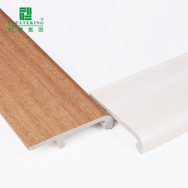 Plinthe à clipser en PVC 75*15 mm