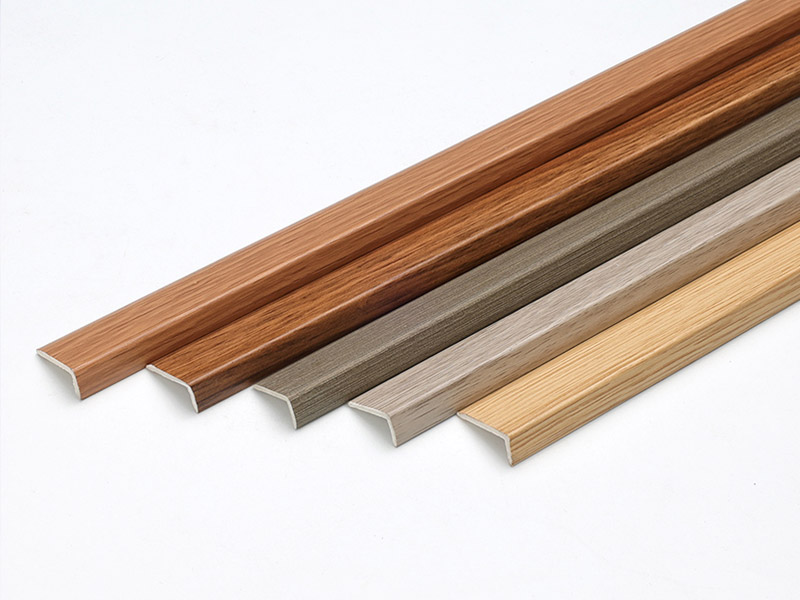 Bandes de bord de rev&ecirc;tement de sol stratifi&eacute; en forme de L en PVC 24*10 mm