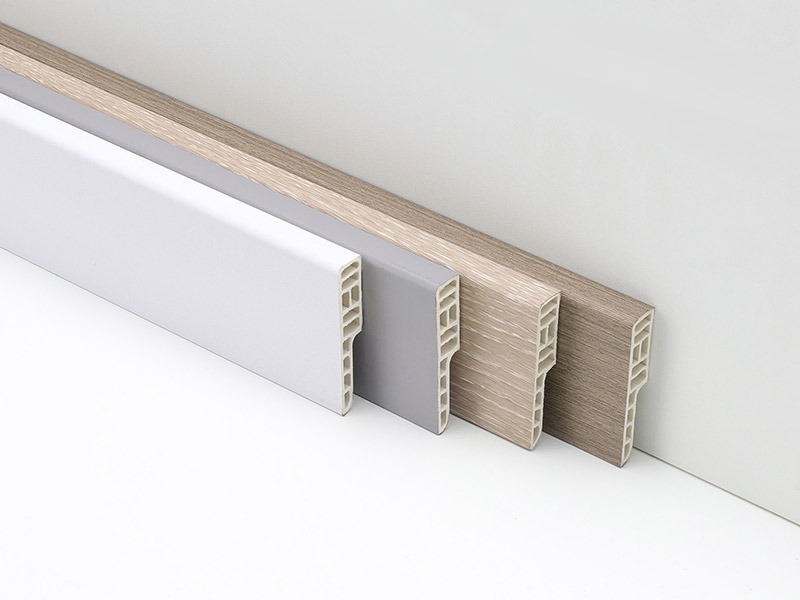 Plinthe imperm&eacute;able de SPC de 60*12mm