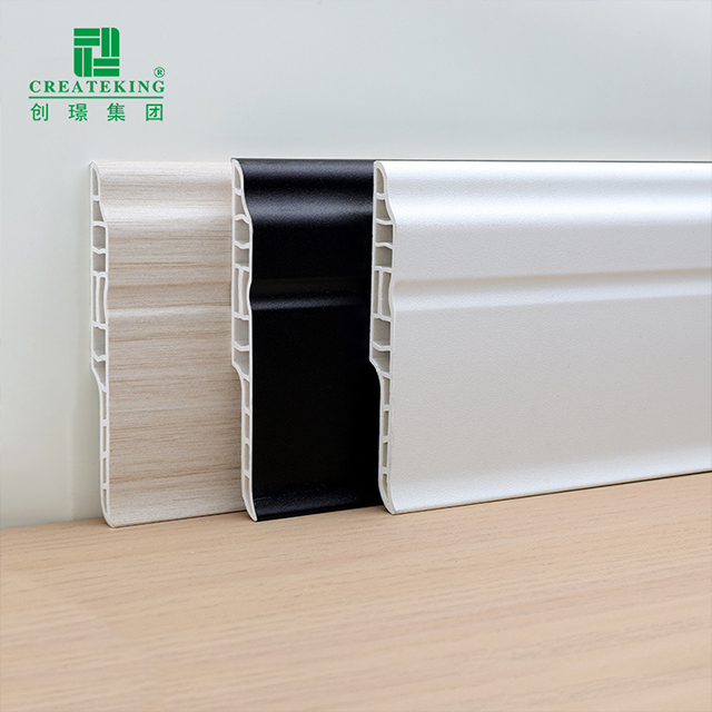 Plinthe en langue d'agneau en PVC 95*15.5mm