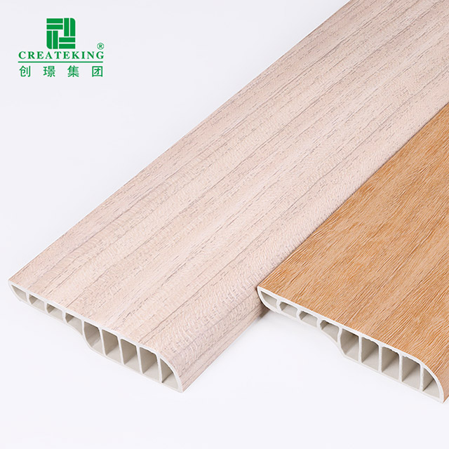 Plinthe de crayon de PVC de 75*15mm