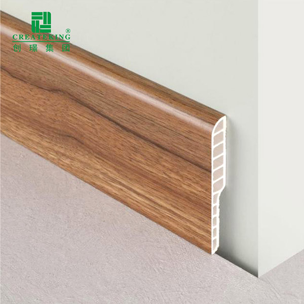 Plinthe ronde de crayon de PVC de 95*12mm