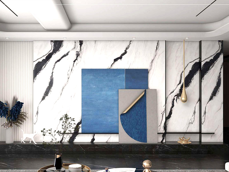 Acheter des panneaux de feuille de marbre en PVC