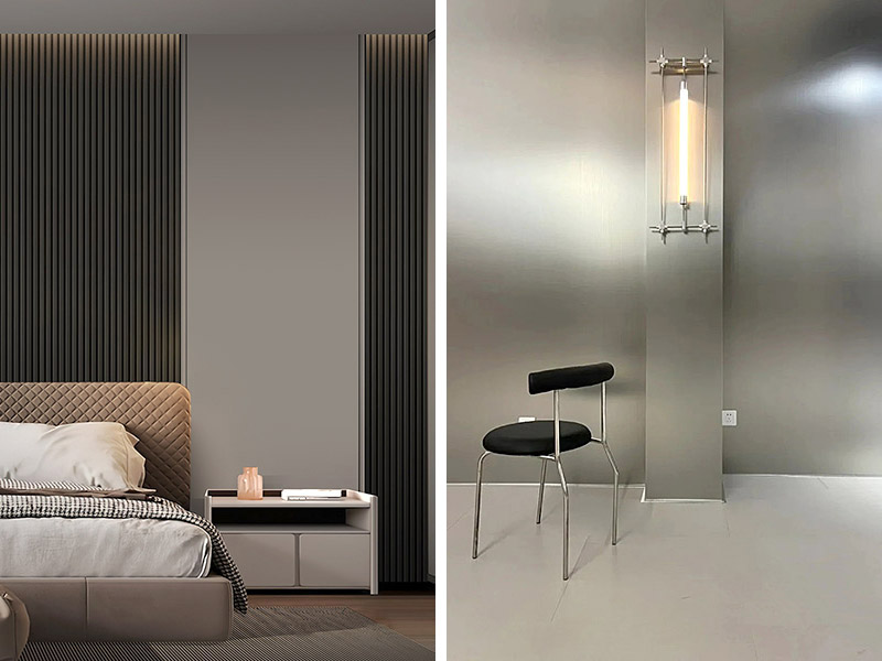 Panneaux muraux en PVC vs. Panneaux muraux en acier inoxydable : principales différences et lesquels choisir