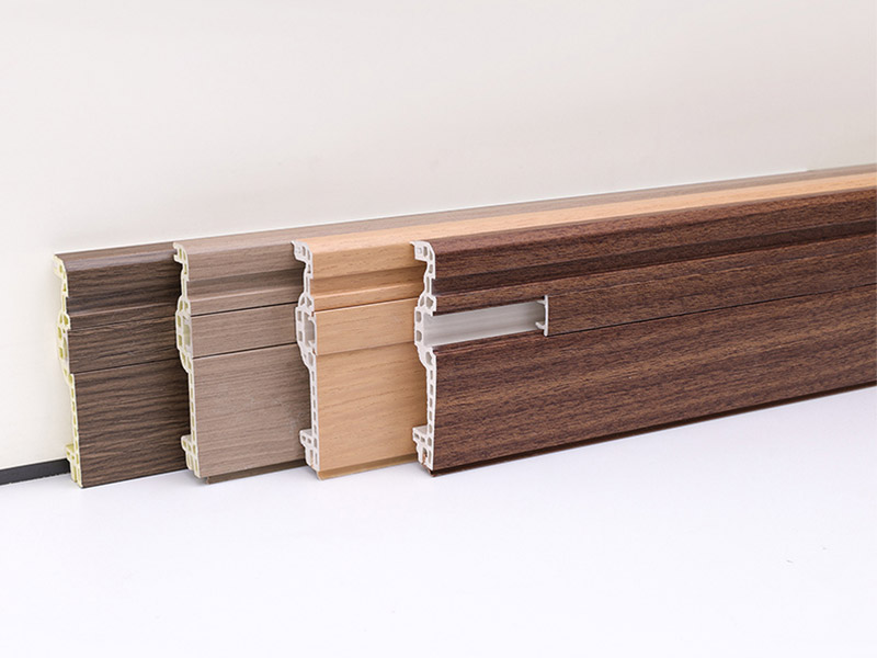 Conseil cach&eacute; de Kirting de clou de 75*14mm WPC