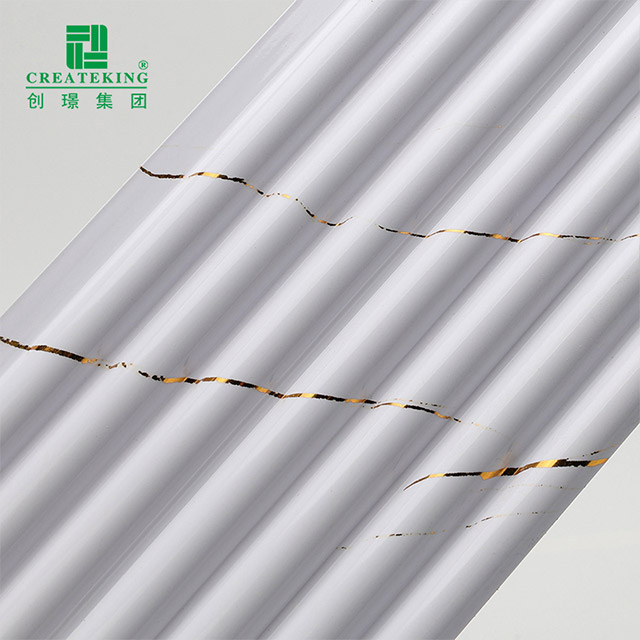 Panneau mural demi-rond solide en marbre blanc doré 105,5 x 8,5 mm