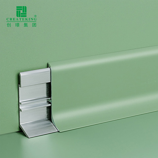 Plinthe de plancher en aluminium de 40*9mm