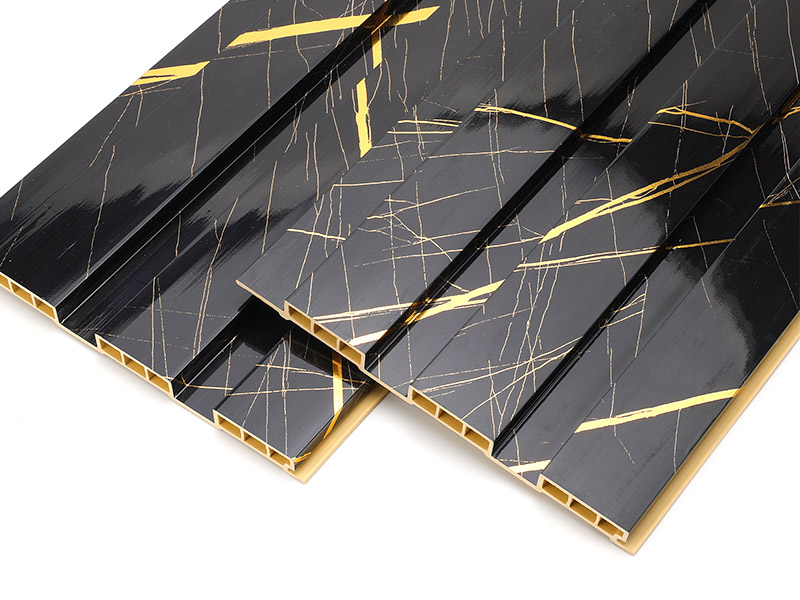 Panneaux muraux cannel&eacute;s creux en PVC 204*17mm