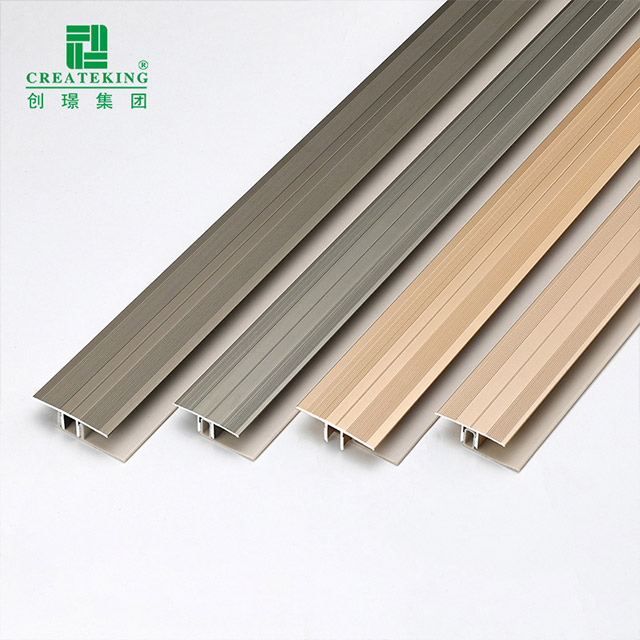 Bande de transition en aluminium pour plancher en T
