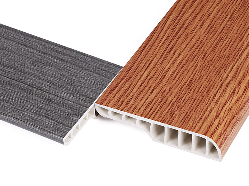 Plinthe ronde de crayon de PVC de 70*13mm