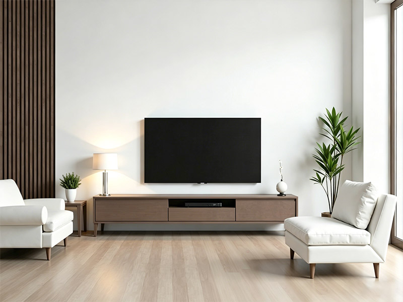 Id&eacute;es de conception de mur de fond de t&eacute;l&eacute;vision
