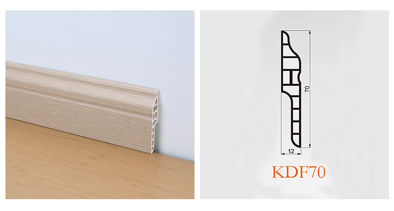 Plinthe de sol en PVC