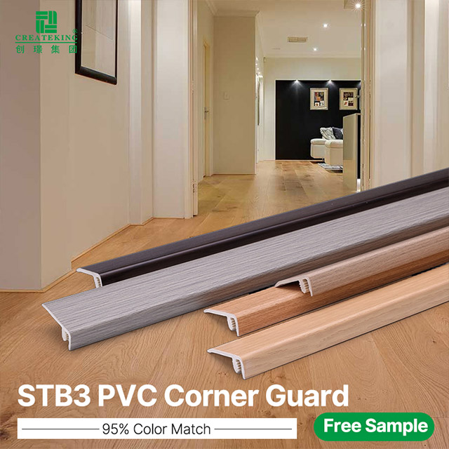 Bandes de bord de sol en PVC en forme de F de 30 x 10,5 mm
