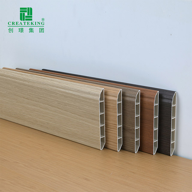 Plinthe creuse en PVC 100*12mm